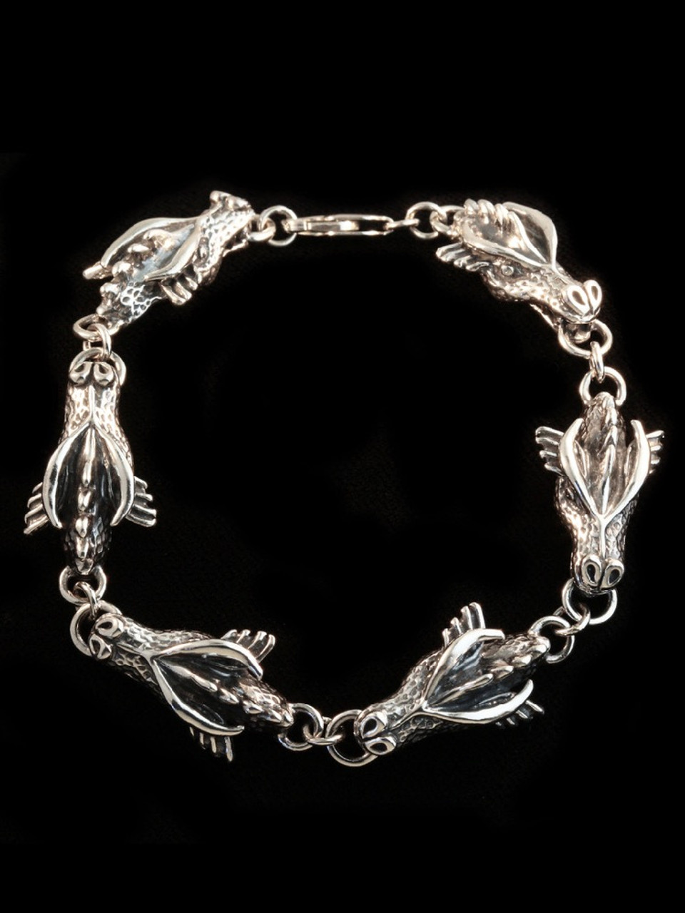 wd03 Old Chinese tibet silver handcarved double dragon head Bracelet | eBay